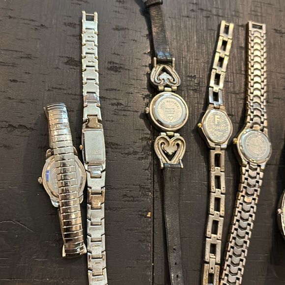 Bundle of 7 Elegant Silver and Gold Watch Collection Watches Need Battery​​​ main image 5